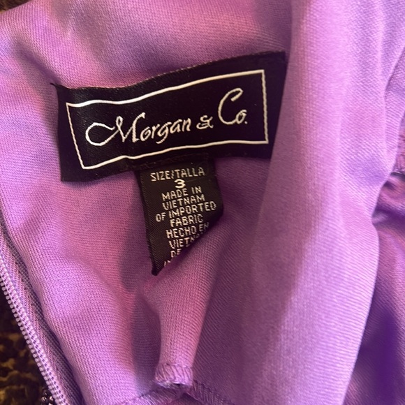 Metallic Purple Mini Dress - Picture 7 of 7